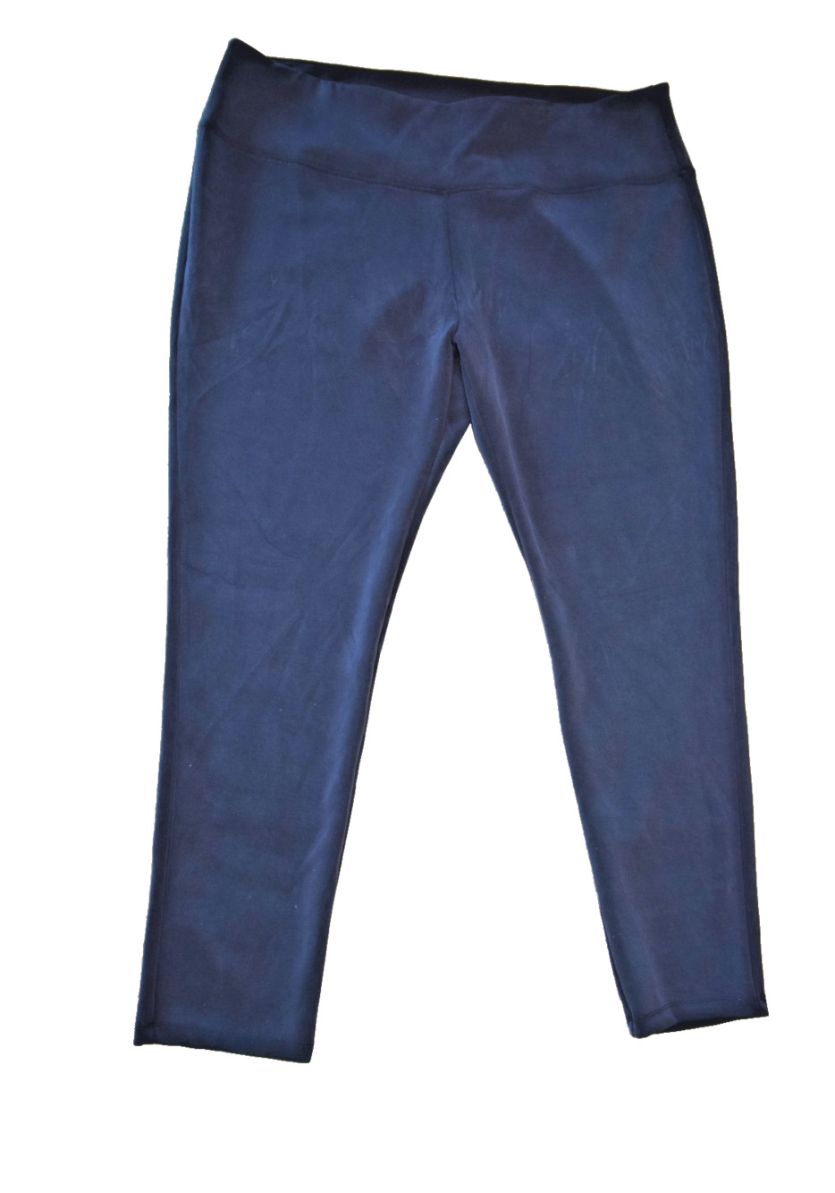 Slimsation by Multiples Tummy Control Navy Wide Band  Leggings 2X